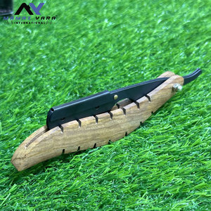 Navajas de Afeitar Profesionales de Última Generación con Mango de Madera, Navajas de Afeitar Clásicas de Madera para Hombre, Navajas de Afeitar Rectas con Acabado Personalizado - Product Image 5