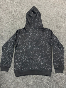 Custom Hoodies Embroidered Men Rhinestone Hoodie Heavyweight High Quality Sweatshirts - Product Image 6