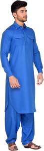 <b>Men</b> Shalwar Kameez Set Bulk Supply Custom Branding <b>Kurta</b> Pajama Factory Direct OEM Supplier Quick Dry 100% Cotton - Product Image 3