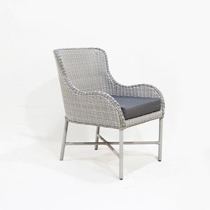 Top Rated Elegant Patio Rope <b>Dining</b> Seat - Heavy Duty Waterproof Bistro Accent <b>Chair</b> - Product Image 1