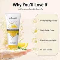 LyonsBarry Gel Nettoyant Visage Liquide 3-en-1 Bio au Citron pour une Peau Éclatante, Adapté à Tous Types de Peau