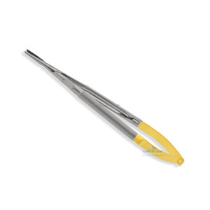 T.C Jacobson-Portaagujas de servicio pesado de 9 pulgadas, mango RD, recto, dentado, manual, acero inoxidable con cerradura, certificado CE - Product Image 6