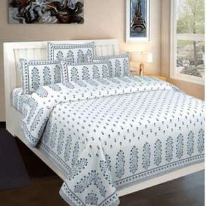 Parure de lit moderne en coton 100% biologique et écologique, motif floral noir et blanc, 500 fils, toutes saisons, draps et taies d'oreiller doux - Product Image 2