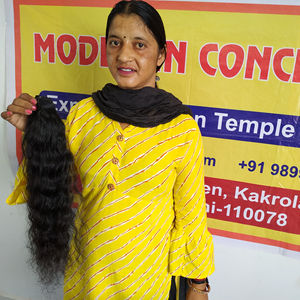 Venta al por mayor de extensiones de cabello peruano virgen natural sedoso ondulado paquete 100% procesamiento químico libre crudo barato cabello humano - Product Image 6