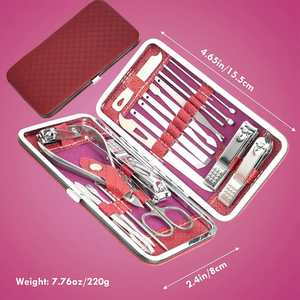 Customizable High Quality 7-in-1 Stainless Steel Pedicure <b>Nail</b> Clippers Kit with Gel Features and Professional Manicure <b>Set</b> - Product Image 2