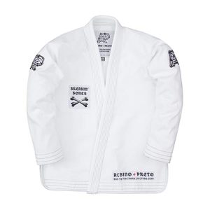 Kimono de Jiu-Jitsu Shoyorol BJJ de Color Blanco con Logotipo Personalizado, Nuevo Modelo, Lote 135, Alta Calidad, 100% Algodón, 450 GSM, Karate - Product Image 4