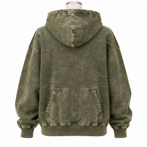 Sudadera con Capucha para Mujer, Lavado Ácido, Premium, Estilo Relajado, Material Duradero, para Uso Casual y Moda de Temporada - Product Image 2