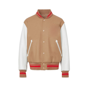 Customized Logo Professional High Street Loose Baseball <b>Jacket</b> with Stand Collar New Design <b>Long</b> Sleeve Varsity <b>Jacket</b> - Product Image 2