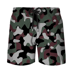 High Quality Custom <b>Mens</b> Camo Swim <b>Trunks</b> Animal Print Beach Board Shorts Quick Dry Sublimation Swimming <b>Trunks</b> Wholesale OEM - Product Image 4