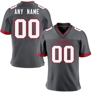 Maillot de football américain personnalisé, dernier design, manches courtes, respirant, séchage rapide, 100% polyester, unisexe, toutes saisons, prix de gros - Product Image 5
