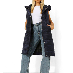 Solid International Beautiful Design Heavy Padded All Weather Protected Soft Touch <b>Longline</b> Winter Overcoat <b>Men</b> Hooded - Product Image 4