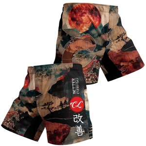 Shorts MMA pour hommes, imprimés, taille élastique, entraînement en salle de sport, kickboxing, légers, séchage rapide, colorés, haut de gamme pour hommes, arts martiaux - Product Image 6