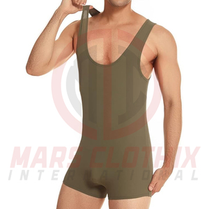 Venta al por Mayor de Singletes de Lucha Libre con Nuevo Diseño en Grandes Cantidades, Ligeros, de Secado Rápido, Color Personalizado, Singletes de Lucha Libre para Hombre - Product Image 5