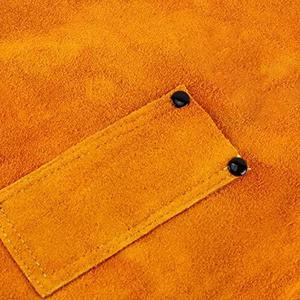 Manchon de soudeur en cuir de vachette fendu, résistant à la chaleur, extension d'épaule, protection des bras résistante à la chaleur et aux étincelles pour le soudage - Product Image 5