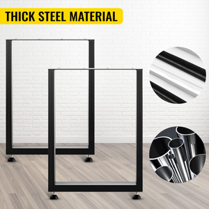 Patas de Mesa de Comedor Resistentes de Acero Inoxidable, Estilo Mid-Century, Fácil Instalación para Hogar, Oficina, Cocina, Sala de Estar EDPTBL000 - Product Image 4