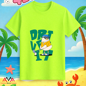 Camiseta Verde Lima para Hombre, Manga Corta, Estampado Gráfico Frontal, Mezcla de Algodón y Spandex Ecológica, Estilo Casual Urbano - Product Image 6