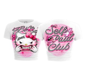 Camiseta sin mangas sexy para mujer, transpirable, con cuello en U, diseño con letras impresas, estilo urbano, corta, de marca - Product Image 2