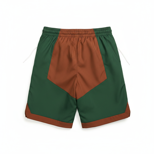 Shorts de bain solides pour hommes, écologiques, séchage rapide, cordon de serrage, taille mi-haute, style décontracté - Product Image 3