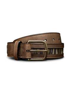 Cinturón de Cuero Rectangular con Hebilla de Estilo Europeo para Hombre, Impresión de Logotipo Personalizado, Diseño Vintage Hecho a Mano, Resistente al Agua y de Alta Resistencia - Product Image 2