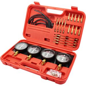 Kit di Sincronizzazione Carburatori Bestauto con Manometro e Tubo in Gomma per Sincronizzazione - Product Image 1