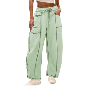 Men's Beige Casual <b>Trouser</b> <b>Elastic</b> <b>Waist</b> Drawstring Heavyweight Canvas Breathable Quick Dry Winter Wear Multiple Pockets - Product Image 4