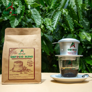 โรบัสต้า12% อาราบิก้า A8กาแฟบดขนาดกลาง250กรัม88% คุณภาพสูงผลิตตามแบบเวียดนาม - Product Image 6