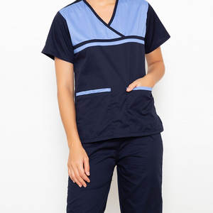 Uniforme Médico Elegante para Mujer, Diseño Moderno, Poliéster/Spandex, Uniforme de Enfermería Profesional, de Secado Rápido - Product Image 4