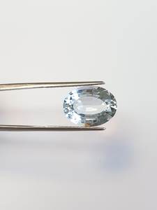 Aigue-marine bleu ciel naturel 2,00 carats taille ovale, pierre précieuse en vrac, pierre de naissance de mars, pour la fabrication de bijoux, vente en gros, fait main, tiers - Product Image 2