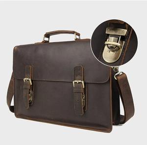 Sac à bandoulière en cuir pour ordinateur portable, sacoche de bureau exécutive, sac à main pour homme, porte-documents LLB-0385 - Product Image 4