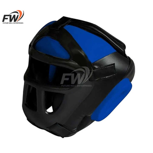 ราคาขายส่งจากโรงงาน สินค้ามาใหม่ คุณภาพสูง หนังแท้ ระบายอากาศได้ดี ปรับแต่งได้ หมวกป้องกันศีรษะ สำหรับชกมวย MMA กีฬาฝึกซ้อม ผู้ใหญ่ - Product Image 1