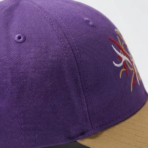Gorra de Béisbol Morada con Visera Dorada para Mujer, Nueva, Moderna, con Diseño Ajustable, para Uso Diario, Estilo Caballero, Universal, a la Moda, Personalizable, de Algodón - Product Image 5