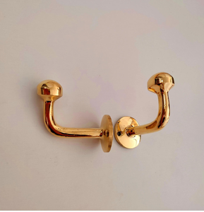 Porte-manteau mural en laiton doré pour chambre à coucher, qualité supérieure, idéal pour suspendre manteaux, vêtements et serviettes - Meilleure vente - Product Image 2