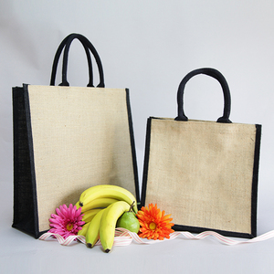 Bolsa de Yute Negra de Diseño Personalizado 2026, Yute Natural de Primera Calidad con Impresión Personalizada en Oferta para Uso Promocional - Product Image 5