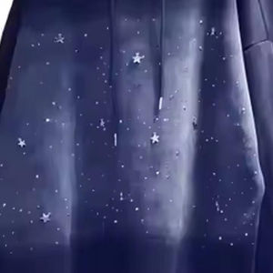 Conjunto Deportivo Personalizado con Capucha, 100% Algodón, Dos Piezas, Bordado con Pedrería, Estilo Vintage, Lavado Ácido, Servicio OEM, MOQ Bajo - Product Image 5