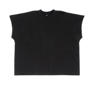 T-shirt Homme 280g 100% Coton Haute Qualité Robuste Coupe Oversize Courte à Bords Bruts et Forme Boxy pour le Sport et le Jogging - Product Image 3