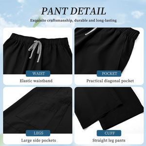 Nueva Moda en Uniformes Médicos para Hombre y Mujer, Blusa de Enfermería con Pantalones Deportivos, Tallas para Enfermeros y Enfermeras - Product Image 6