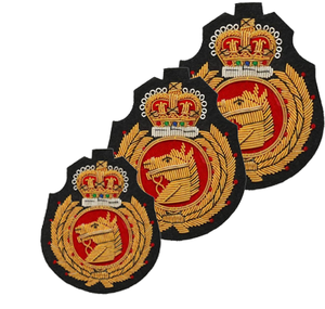 เข็มกลัดปักลายด้วยด้ายทองคุณภาพสูงแบบขายส่ง ทำมือตามสั่ง เป็นมิตรกับสิ่งแวดล้อม ปราศจากนิกเกิล หรูหรา ซักได้ พร้อมลูกไม้ - Product Image 4