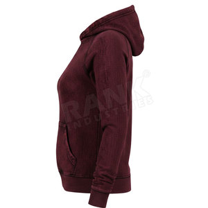 Service OEM, couleur personnalisée, sweats à capuche pour femmes effet délavé, sweats à capuche pour femmes effet délavé avec logo personnalisé, tendance - Product Image 4