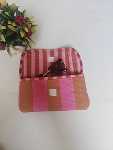 Estuche para Gafas de Sol Acolchado Estilo Boho para Mujer |   Estuche para Gafas Hecho a Mano de Algodón - Product Image 3