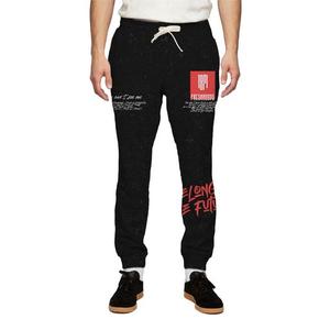 Men's Red Black Plaid Sweatpants Elastic Waist Drawstring Casual Joggers Polyester Fleece Autumn Wear - Product Image 5
