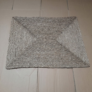 Natural Rectangular Woven Seagrass <b>Mat</b> Crafted for Home Decoration Floor Covering and Sustainable Living Spaces - Product Image 1