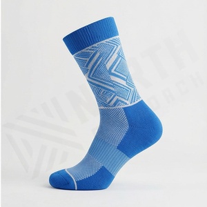 Women <b>Tight</b> Compression Polyester Nylon Running Socks Athletic Sports Support Breathable Moisture Wicking Pro Customized Color - Product Image 3