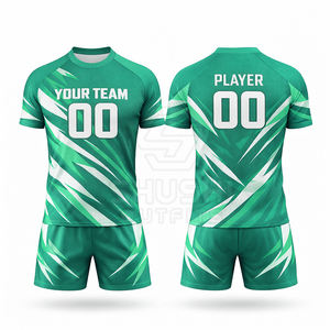 Tenues de sport bleues et blanches personnalisées avec ajustement flexible, tissu durable pour les matchs et les entraînements de haute intensité - Product Image 3