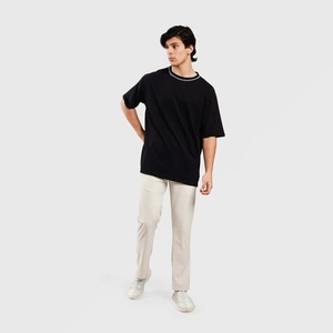 Camiseta Oversize de Algodón Pesado con Hombros Caídos y Corte Cuadrado, Transpirable y Ecológica para Hombre, Personalizable - Product Image 4