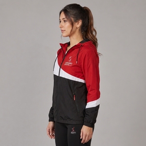 Chaqueta Cortavientos Ligera y Cálida con Capucha para Mujer, Fabricada en Fábrica, Transpirable, Resistente al Viento, Ecológica, con Cierre y Estampado de Nailon - Product Image 6
