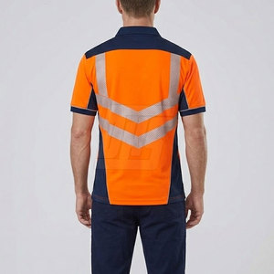 Polo de travail pour homme, léger, respirant, à manches courtes, idéal pour les travaux en extérieur et de service - Product Image 4