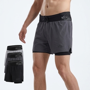 Großhandel Herren 5 Zoll Gym-Shorts Leichte Atmungsaktive Fitness-Trainingskleidung mit Individuellem Logo und Verstellbarem Kordelzug - Product Image 5