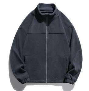 Veste polaire camouflage unisexe personnalisée, couleur unie, fermeture éclair premium, manteau d'automne de haute qualité, chaud, imperméable, respirant, formel - Product Image 3