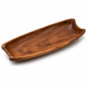 Plateau en bois conçu pour les tables à manger, les célébrations et les rassemblements, avec une fonctionnalité de service polyvalente et un attrait raffiné - Product Image 4