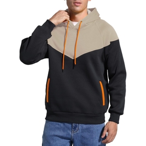 Wholesale Men's Unisex Pullover <b>Hoodie</b> Without Drawstring Polyester/Cotton Fleece Breathable Quick Dry Front Logo - Product Image 2